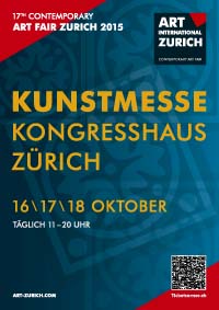 Plakat der Kunstmesse Zürich 2015
