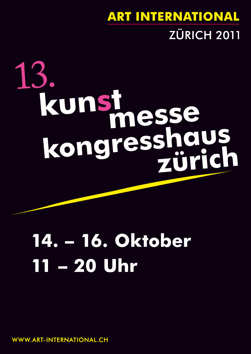 Poster ART INTERNATIONAL ZURICH 2011