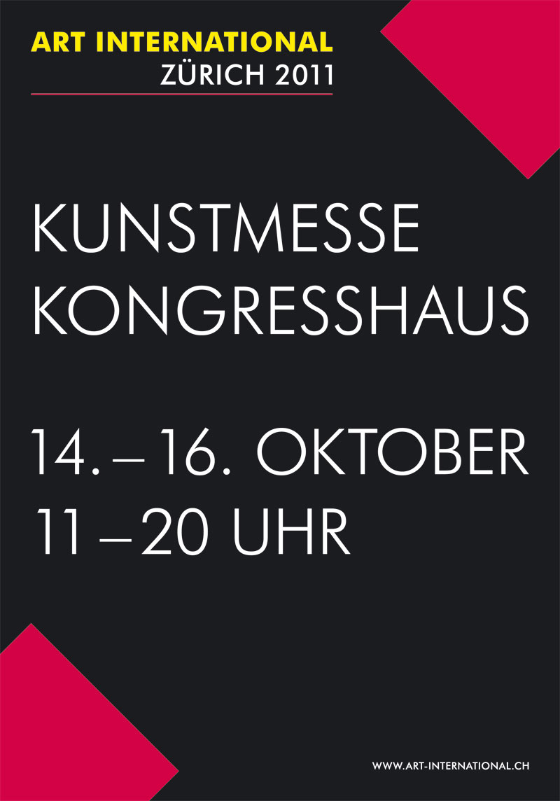 Poster ART INTERNATIONAL ZURICH 2011