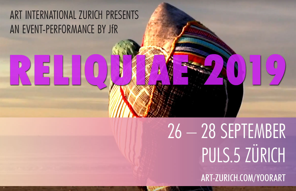 Event-Performance Reliquiae 2019 by JfR at Art International Zurich