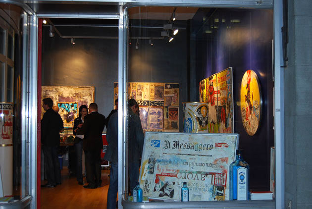 ART INTERNATIONAL ZURICH-Showroom im Bleicherweg, Zürich / beim Paradeplatz (Ausstellung beendet) - Fenster